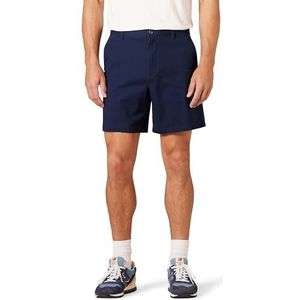 Amazon Essentials Short chino extensible confortable pour homme, coupe classique, 17,8 cm, bleu marine, taille 31