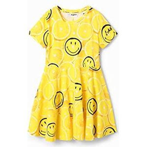 Desigual Vest_Smiley Limon 8026 AMORITO jurk, geel, 14 jaar meisjes, geel, 14 jaar, Geel.