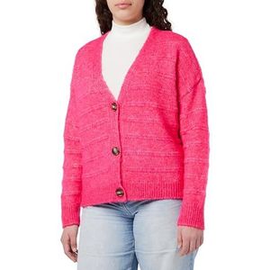 ONLY Onlcelina Life Ls KNT Noos Damesvest, Fuchsia paars/details: mix