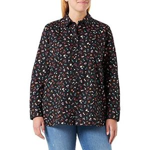 United Colors of Benetton Shirt 5thadq02e Dameshemd (1 stuk), Zwart (Fancy Black) 73V