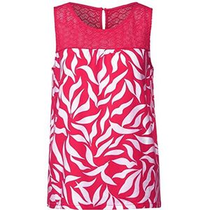 Street One New Vicky top voor dames van kant, Aw Intense Coral