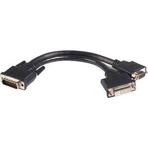 StarTech.com DMS 59 splitterkabel - 8 inch - DMS 59 to 1 x DVI / 1 x VGA - Y-kabel - DMS 59 naar VGA - Monitor Splitter Cable - DMS 59 kabel (DMSDVIVGA1)