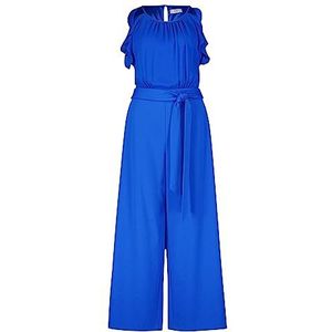 Vera Mont Jumpsuit voor dames met ruches, jewelblauw, 42, Jewel blauw