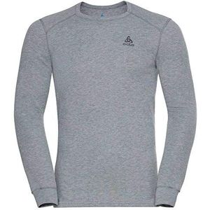 Odlo BL Crew Neck L/S Active WA herenshirt, grijs.