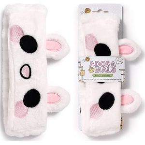 Pluche haarband - Frances het konijn - Zachte dieren - Elastische make-up voor dames, meisjes en meisjes