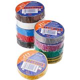 Ah Accessories Isolatietape set 0,13 x 15 mm x 10 m 10 kleuren