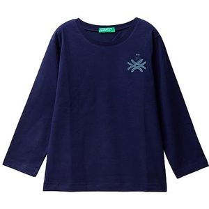 United Colors of Benetton T-shirt M/L 3096g10a6 T-shirt voor jongens (1 stuk), Blu Scuro 252