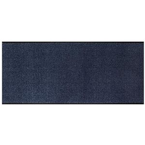 andiamo Deurmat Easy voor de entree van het huis, in de hal als deurmat of haltapijt, blauw, 90 x 100 cm