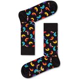 Happy Socks Hotdog vrijetijdssokken voor dames, zwart (9000)