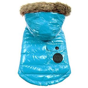 FouFou Dog Foucler Hondenjas, maat XS, oceaanblauw