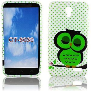 thematys® - Beschermhoes voor Alcatel One Touch Alcatel onetouch Idol 6030D uil