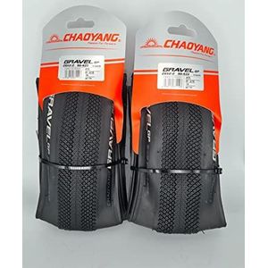 CHAOYANG Gemengd - Volwassene 2 stuks GP 50-622 29 x 2.0 Gravel Tubeless Ready 60 TPI vouwbanden, zwart/tanwall, eenheidsmaat