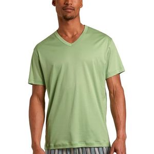 CALIDA T-shirt RMX Sleep Weekend pour homme, Vert iris, 48-50