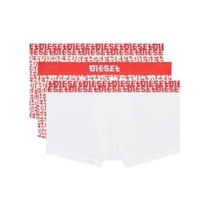 Diesel UMBX Dameskoffers, heren, 3 stuks, rood (Red White Log)