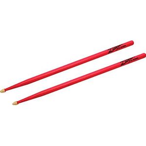 Zildjian 5A Hickory drumsticks – Wood Acorn Tip – Neon Pink