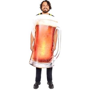 Amscan 9918661 - uniseks kostuum Pint of Beer Tabard volwassenen festival kostuum maat: standaard