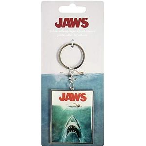 Joy Toy Jaws 62185 Sleutelhanger Classic Movies De witte haai, Meerkleurig