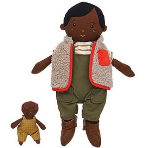 Manhattan Toy Playdate Friends Ellis machinewasbaar en droger, 35,56 cm, pop met mini-pluche konijn