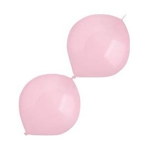 Amscan Pearl E-Link latex ballonnen 100 stuks ballonnen roze slinger 905625