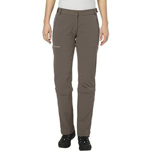 VAUDE Farley Stretch Capri T-Zip II damesbroek Coconut FR: XS (maat fabrikant: 36)