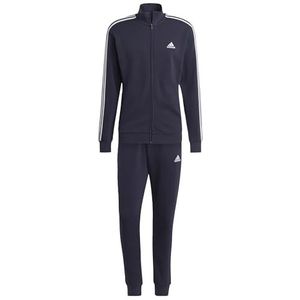 adidas Basic 3-Stripes French Terry Tracksuit, heren, Legend Ink, L