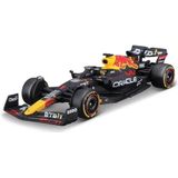 Bburago F1 Red Bull RB18 (2022): schaalmodel auto 1:43, 1 Max Verstappen, Vensterdoos, blauw (18-38061V)