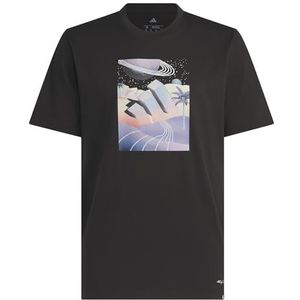 adidas Homme All Day I Dream About Summer (A.D.I.D.A.S.) Graphic Tee, black, L