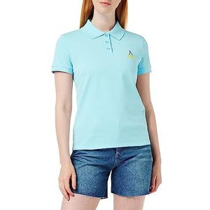 United Colors of Benetton Polo Femme, Turquoise 1y9, XS