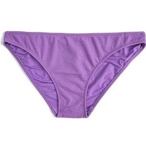 Koton Bas de bikini tissé taille moyenne pour femme, Violet (u99), 46