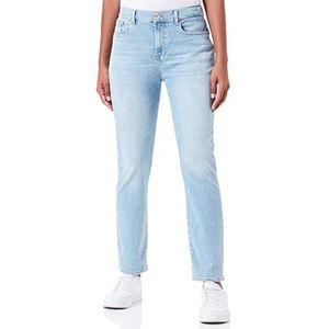 7 For All Mankind Relaxed Skinny Slim Illusion Jeans, Light Blue, Regular voor dames, Light Blue, 23 W / 23 l, Lichtblauw.
