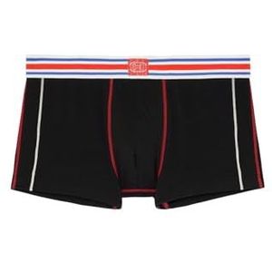 HOM Boxer Court Tie Break Trunks heren, zwart.