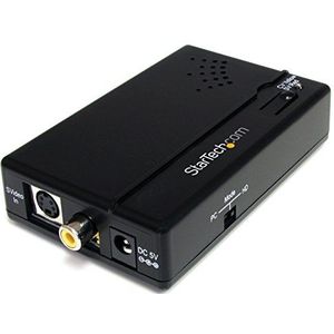 StarTech.com Composite en S-video naar HDMI converter met audio, zwart, VID2HDCON