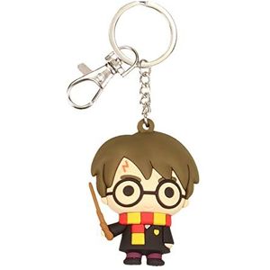 SD TOYS - Harry Potter sleutelhanger met toverstaf en Hogwarts magische schooluniform, 6 cm