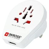 Skross USB-kabel USB 2.0 USB-A stekker 1.20 m Wit Rond SKCA0004A-MFI120CN