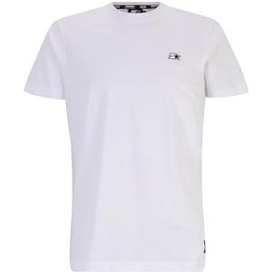 STARTER BLACK LABEL Jersey T-shirt voor heren, Wit