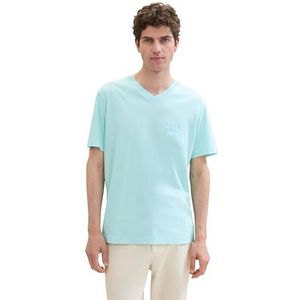 TOM TAILOR T-shirt pour homme, 34921 - Turquoise des Caraïbes, M