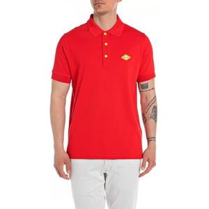 Replay Polo pour homme, 054 Heritage Red, 3XL