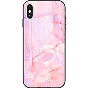 Babaco iPhone X hoes, iPhone cover, HD glas, anti-geel, anti-kras, schokbestendig, case cover, beschermhoes, cover, zachte TPU, ultradunne telefoonhoes, valbescherming