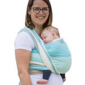 Hoppediz Arcachon Baby-draagdoek, geweven, voor baby's vanaf de geboorte, 100% katoen, 5,40 m