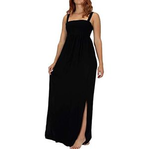 Hurley W Lei Maxi-jurk voor dames, zwart.