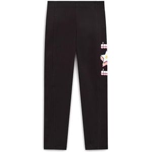 Diadora Jg Dameslegging met logo, zwart., M