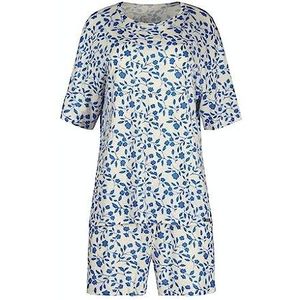 Skiny Ensemble pyjama pour femme, Egret Flowers, 46