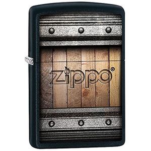 ZIPPO - Zippo Design, Color Image, Black Matt - Stormaansteker, navulbaar, in geschenkdoos