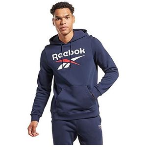 Reebok Heren sweatshirt met Big Stacked logo, Vector Navy