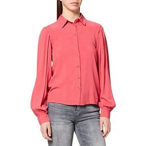 Q/S designed by Blouse met lange mouwen, regular fit, Roze