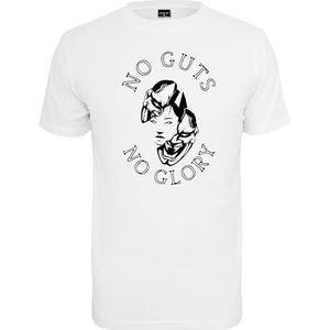 Mister Tee T-shirt Guts No Glory, wit, XXL, heren, wit, XXL, Wit.