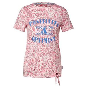 Cecil B319662 T-shirt met korte mouwen voor dames, Aardbei Rood