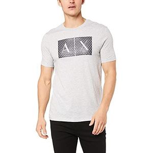 Armani Exchange T-shirt voor heren, grijs.