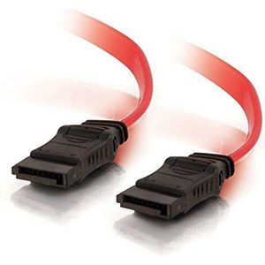 C2G 81819 SATA-kabel, 7-polig, 1 m, rood
