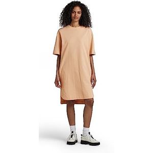 G-STAR RAW Boxy U Tee Dress Vrijetijdsjurk voor dames, Beige (Ivory Cream D22840-c336-d761)